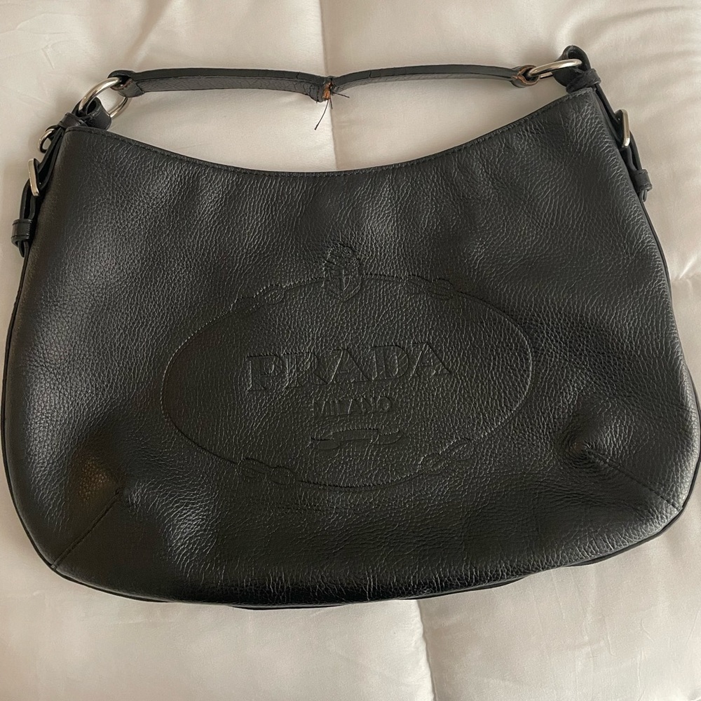 Prada authentic leather handbag